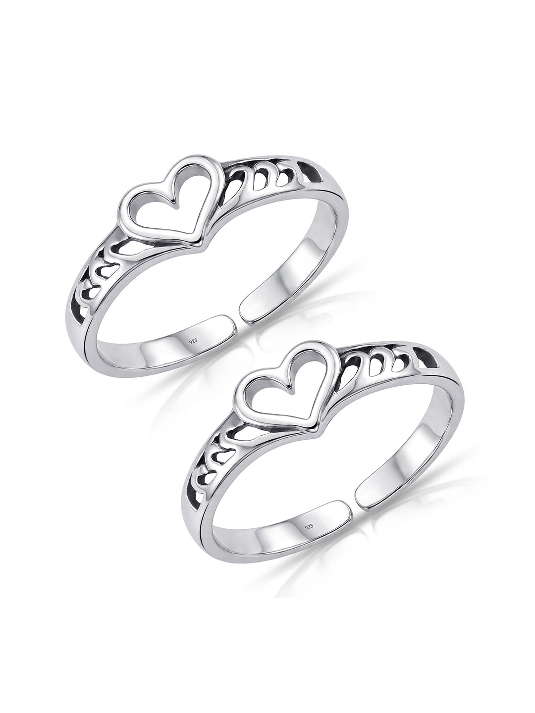 Antique Heart Toe Ring