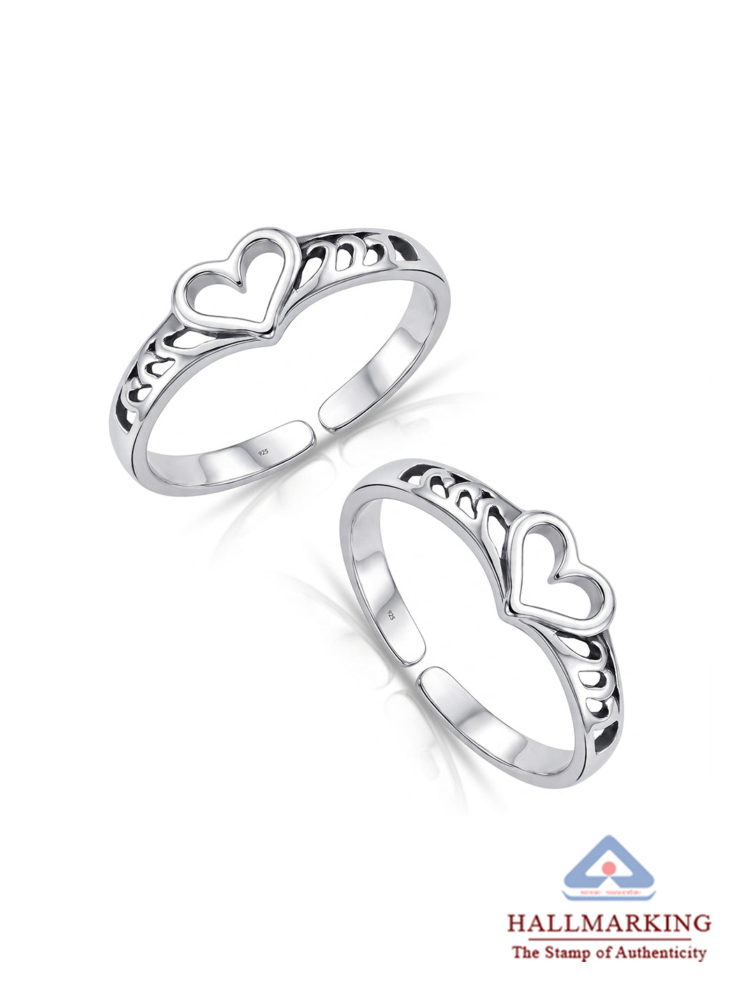 Antique Heart Toe Ring