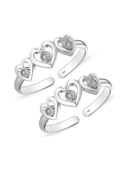 Silver Adjustable Toe Ring