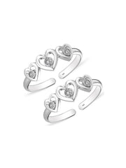 Silver Adjustable Toe Ring