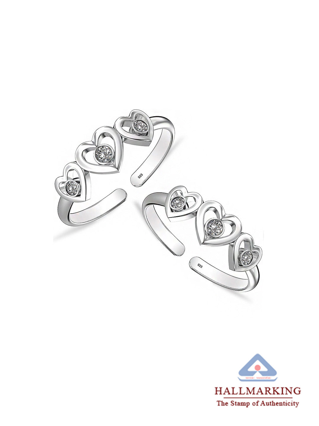 Silver Adjustable Toe Ring