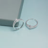 925 Sterling Silver Double CZ Toe Ring for Women