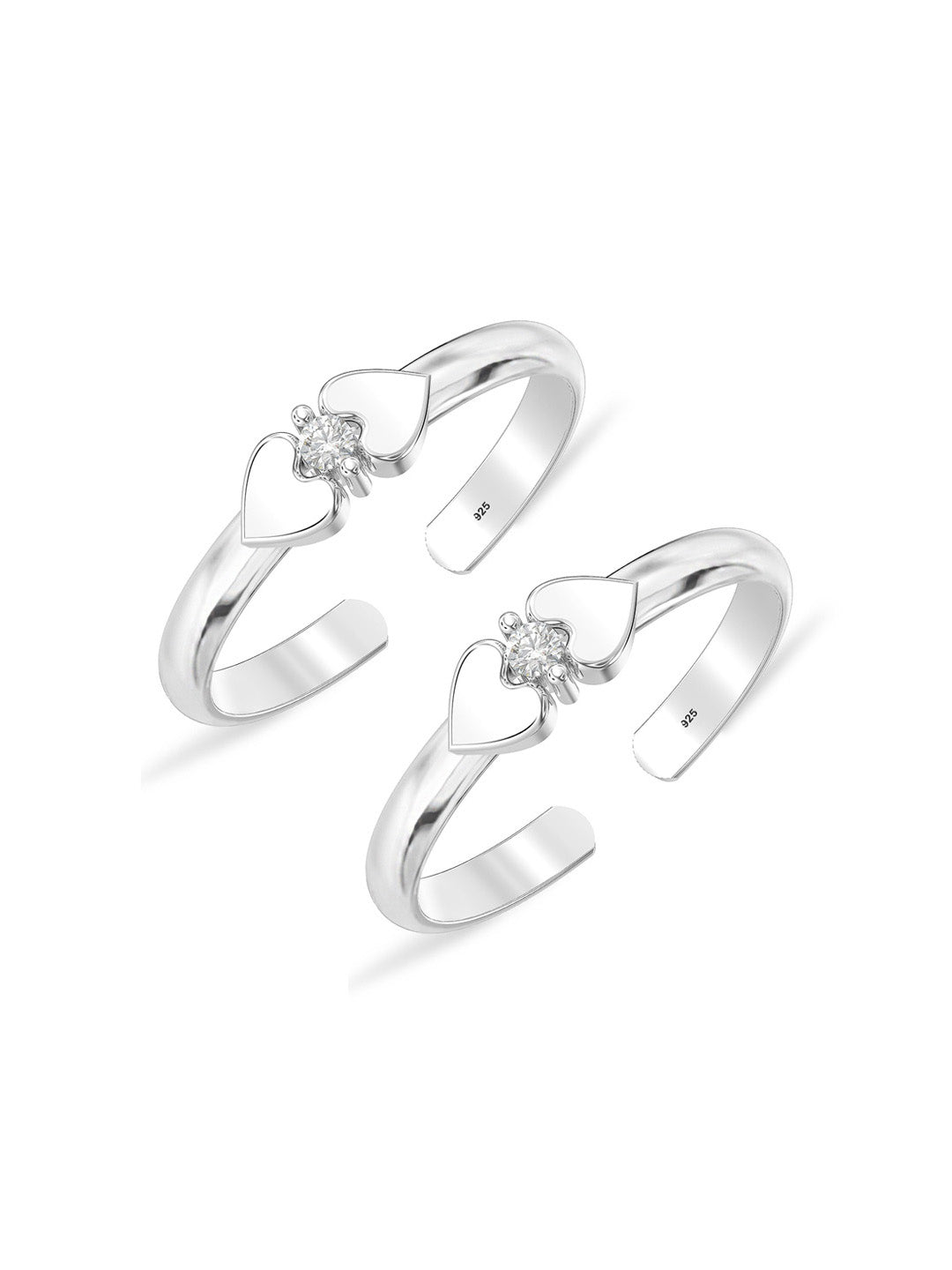 Contemporary Silver Toe Ring