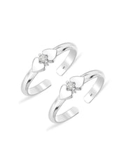Contemporary Silver Toe Ring