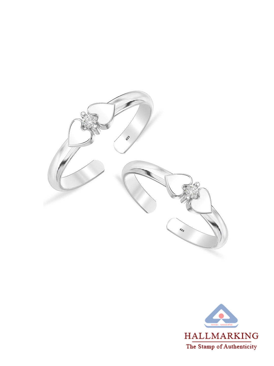 Contemporary Silver Toe Ring