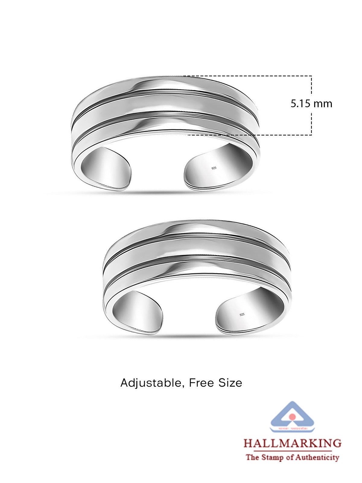 Vintage Finish Toe Ring