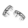 925 Sterling Silver Waves Antique Toe Ring for Women
