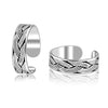 925 Sterling Silver Love Knot Toe Ring for Women