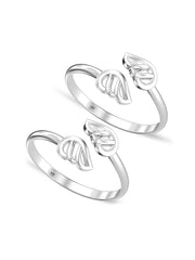 Silver Drift Toe Ring