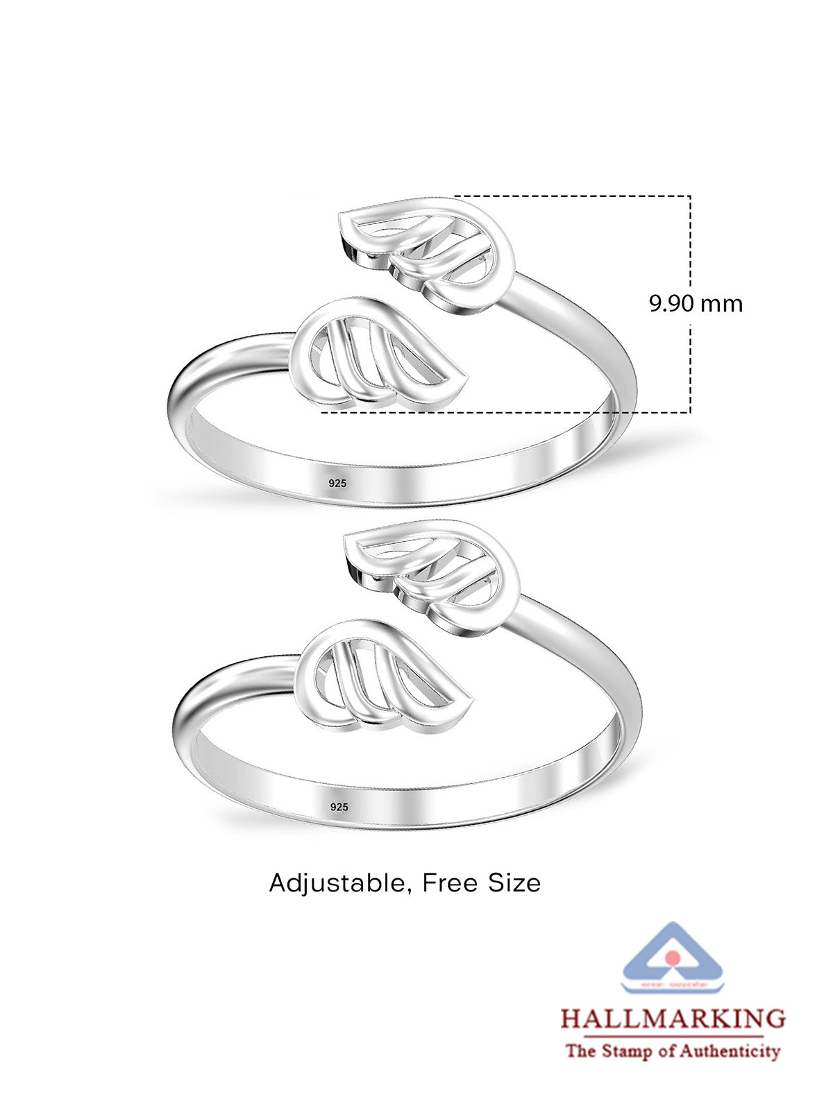 Silver Classic Toe Ring