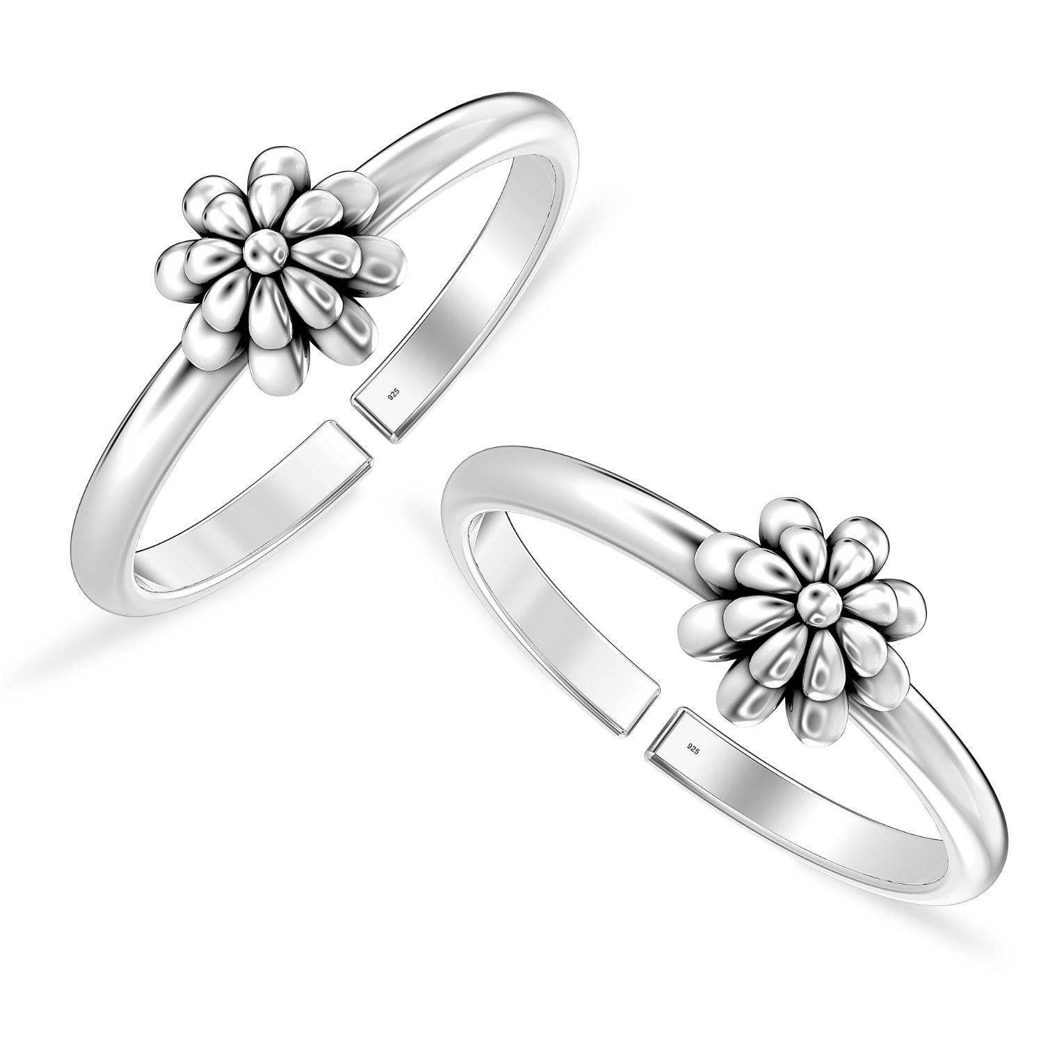 925 Sterling Silver Classic Toe Ring for Women