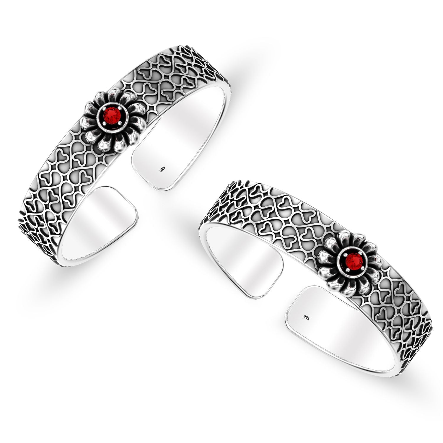 925 Sterling Silver Flower Toe Ring For Women