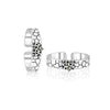 925 Sterling Silver Antique Star Design Toe Ring For Women