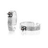 925 Sterling Silver Floral Designer Toe Ring For Women