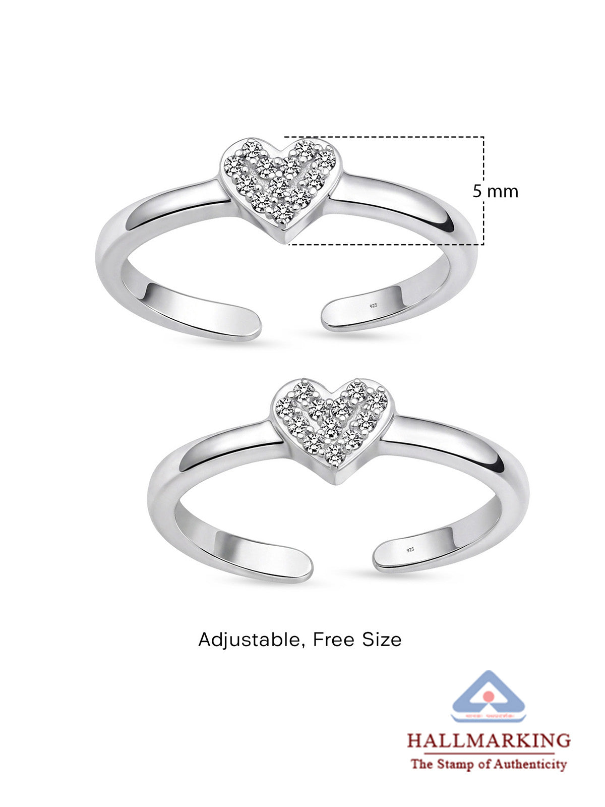 Minimal Silver Toe Ring