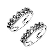 Antique Pattern Toe Ring