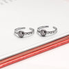 925 Sterling Silver Cubic Zirconia Toe Ring for Women