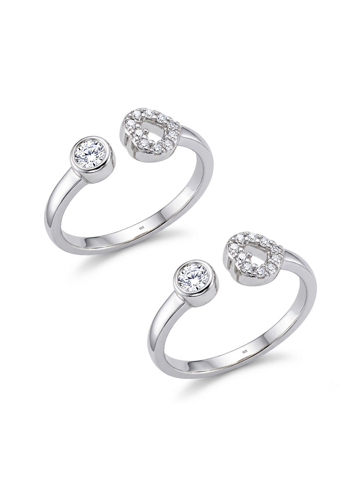 Celestia CZ Open Toe Ring