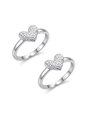 Amoura CZ Heart Toe Ring