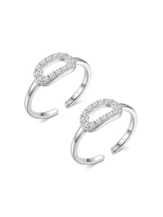 Silver Elegant Toe Ring