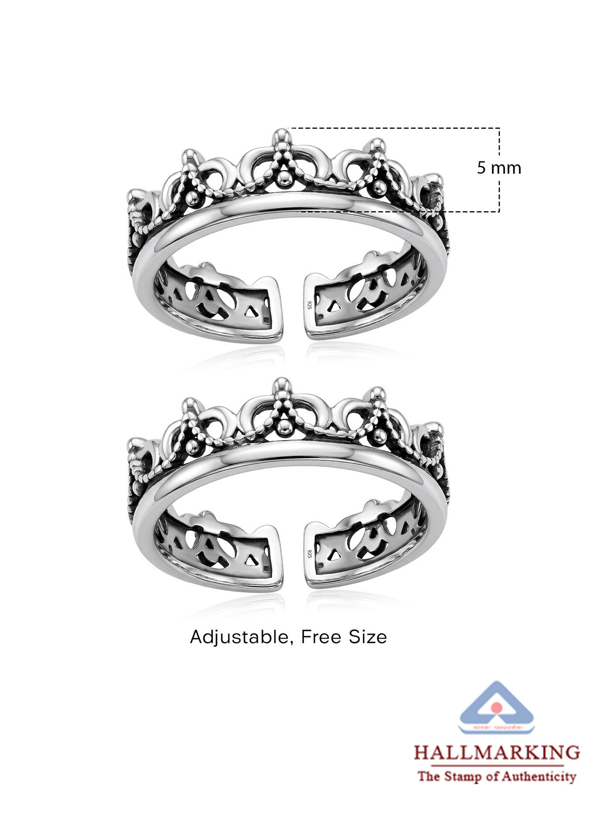 Aurelia Ornate Open Toe Ring