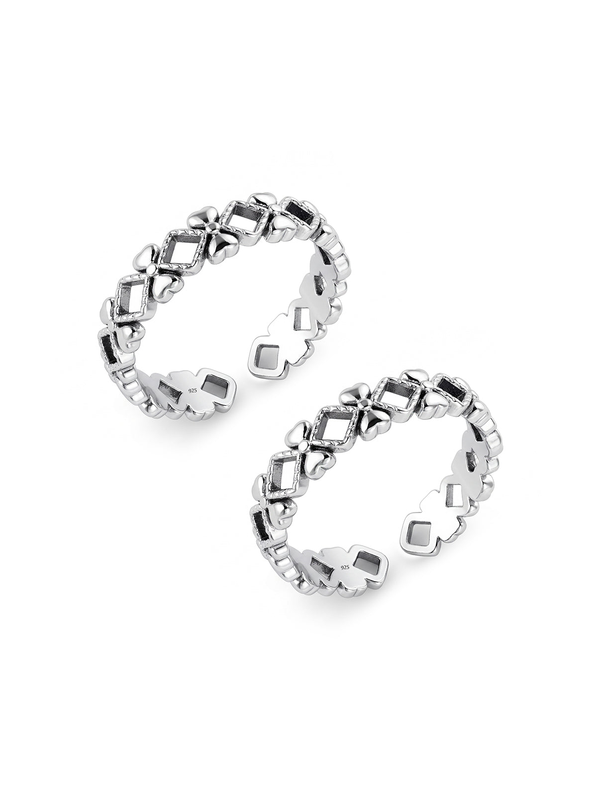 Geometric Open Toe Ring