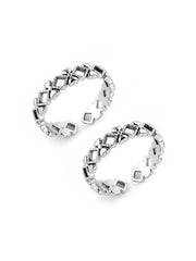 Geometric Open Toe Ring