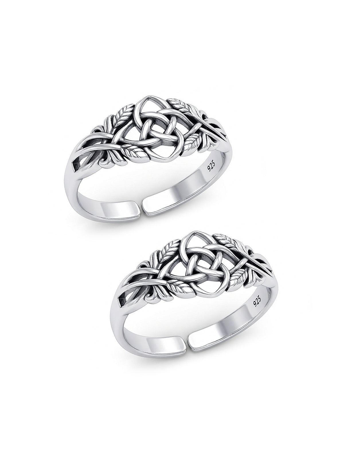 Leaf Knot Adjustable Toe Ring