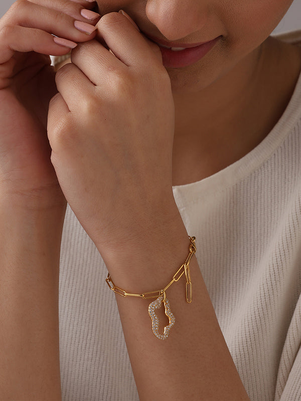Elara Modern Charm Bracelet for Women