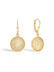 Perla Mother-of-Pearl Leverback Women's Earrings