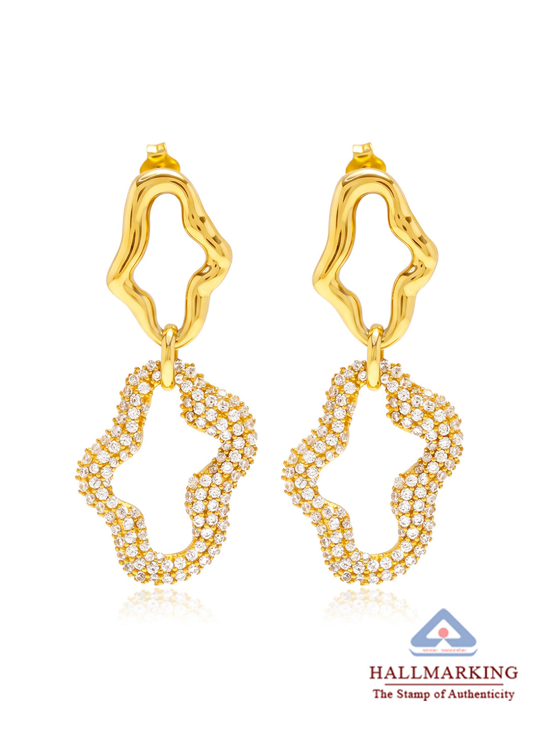 Silver Drop Dangle Earrings