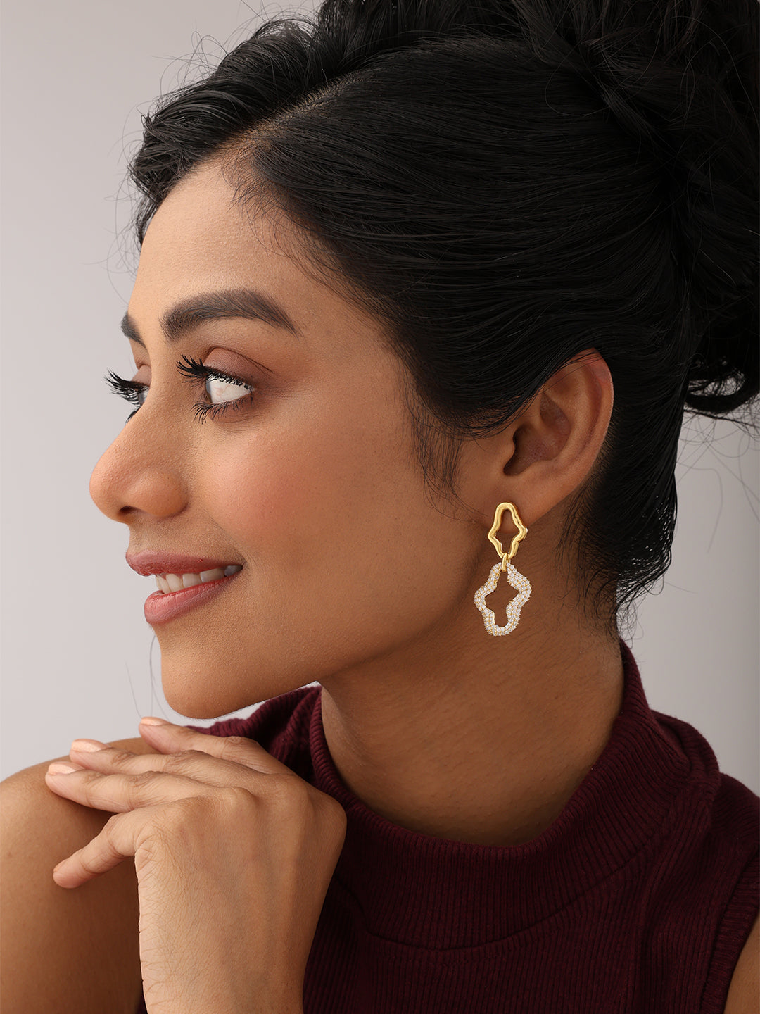 Silver Drop Dangle Earrings