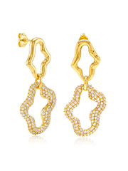 Silver Drop Dangle Earrings