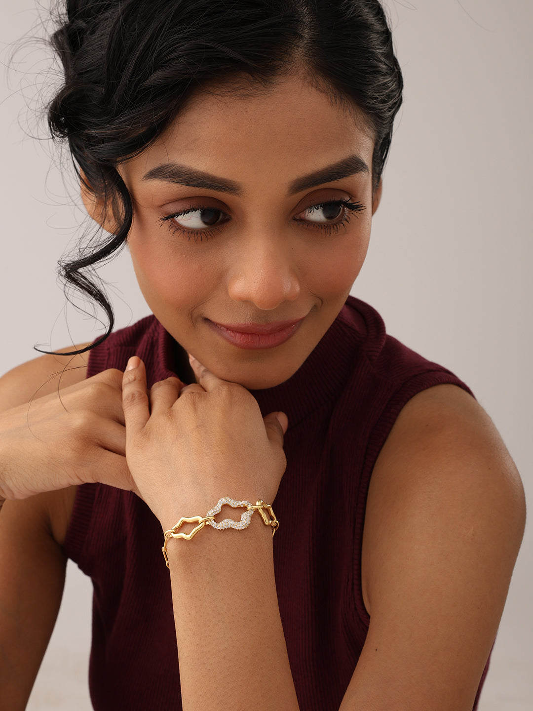 Gold Statement Bracelet