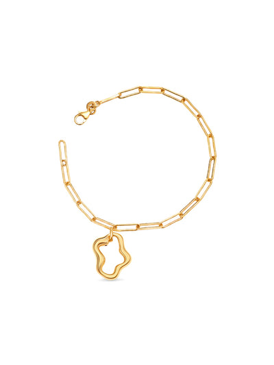 Elys Wavy Charm Bracelet for Women