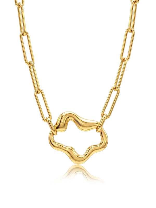 Althea Sculpted Statement Necklace for Women