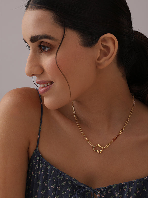 Althea Sculpted Statement Necklace for Women