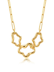 Aurelia Wavy Statement Necklace for Women