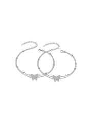 Brisa Layered Cable Women's Chain Anklet