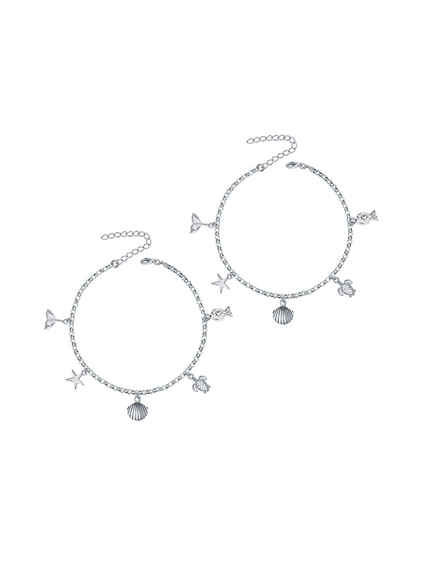 Ocean Charm Beach Anklet ( Pair )