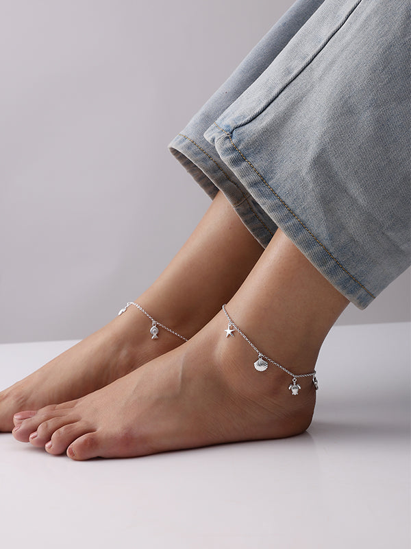 Ocean Charm Beach Anklet ( Pair )
