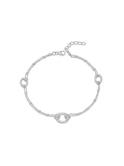 Eternal Loops Layered Circle Link Anklet