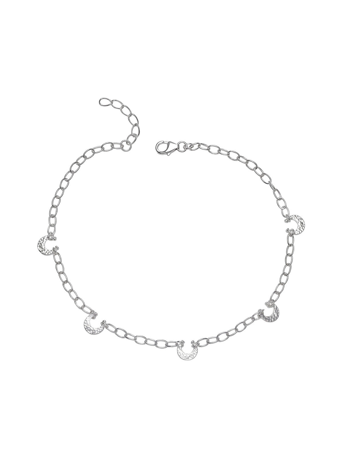 Silver Haven Charm Anklet