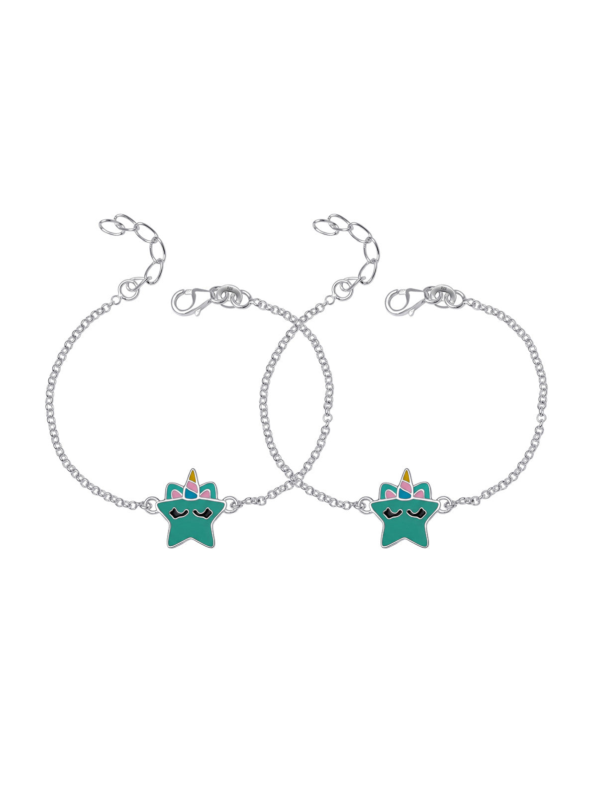 Colorful Unicorn Charm Anklet for Girls