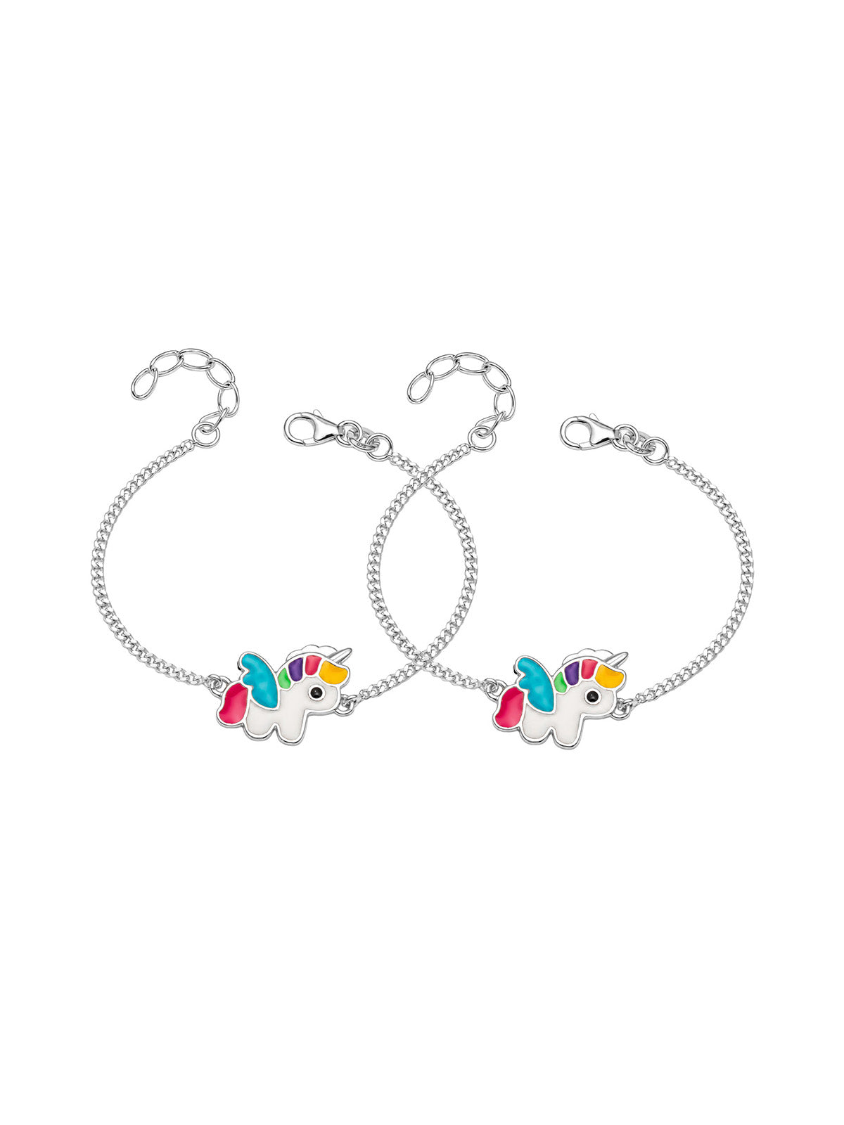 Rainbow Unicorn Charm Kids’ Anklet