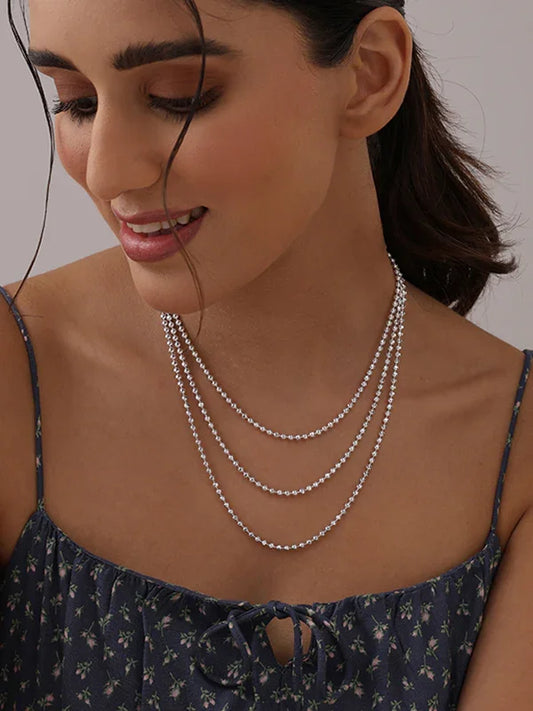 Venezia Ball Bead Women's Chain Necklace