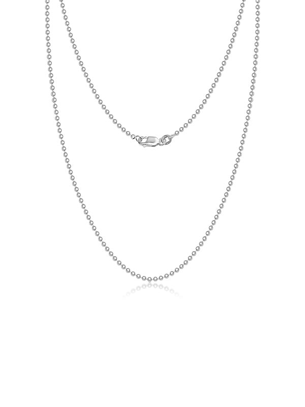 Venezia Bead Ball Chain Necklace 1.2 MM