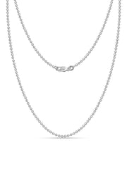 Mens Silver Box Chain Necklace