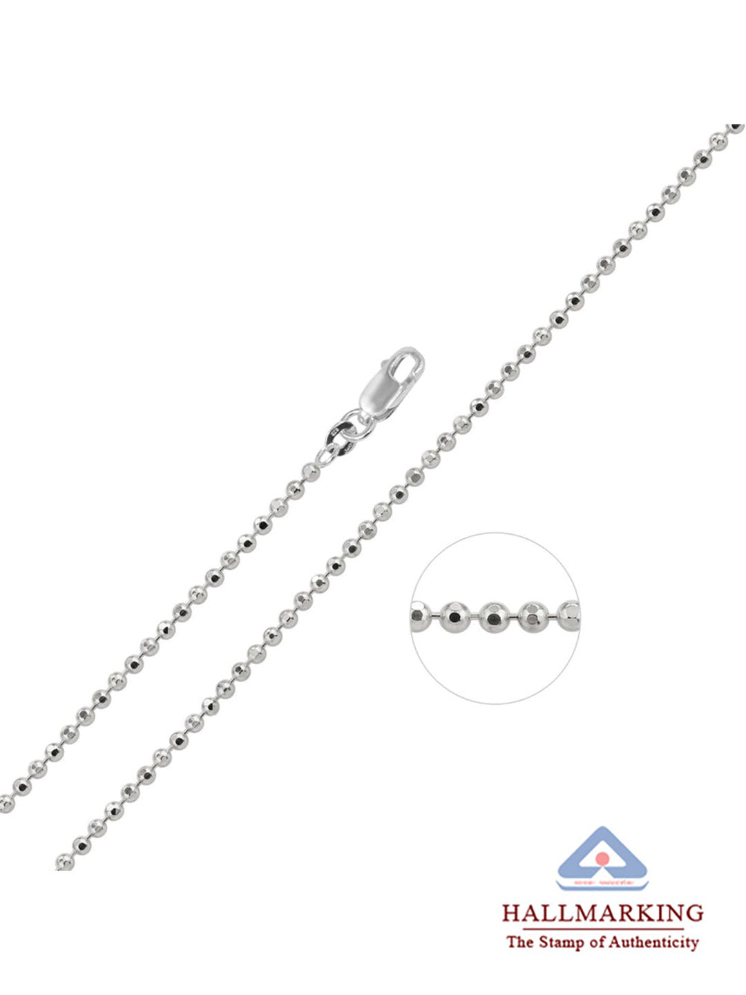 Mens Silver Box Chain Necklace