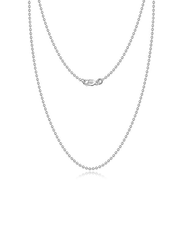 Venezia Bead Ball Chain Necklace 1.5 MM